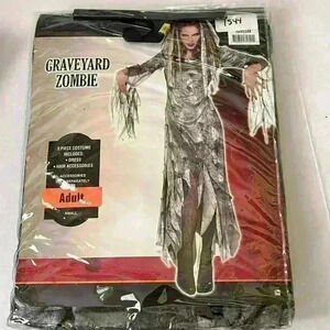Graveyard Zombie Dress Halloween costume Adult sizes